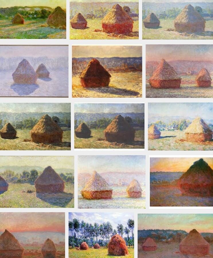 Monet’s Haystacks series